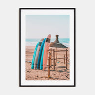 Surfboards Photo Color No 1 Poster