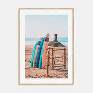 Surfboards Photo Color No 1 Poster