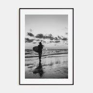 Surfer Photo B&W No 4 Poster