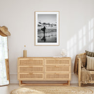 Surfer Photo B&W No 4 Poster