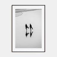 Surfer Photo B&W No 6 Poster