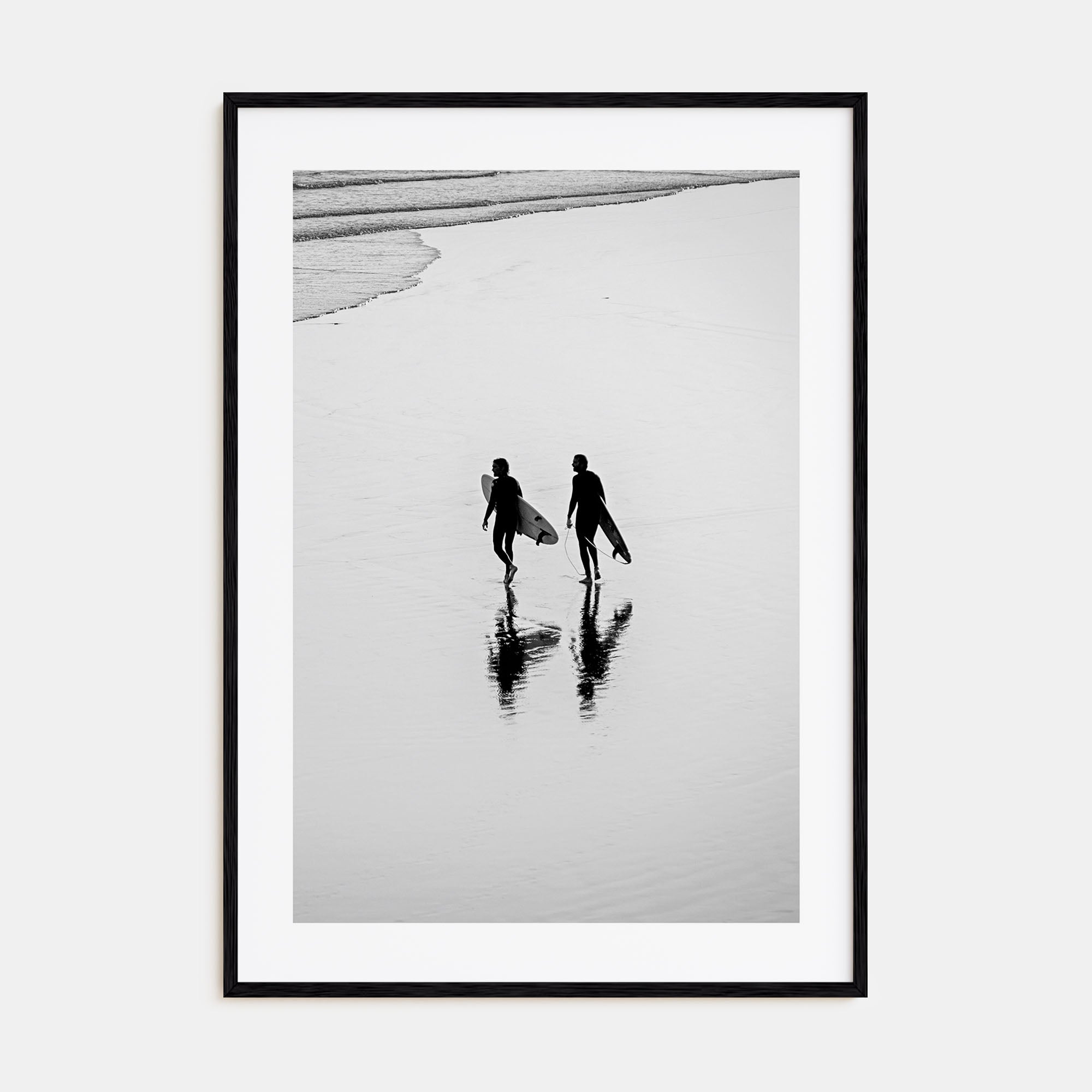 Surfer Photo B&W No 6 Poster