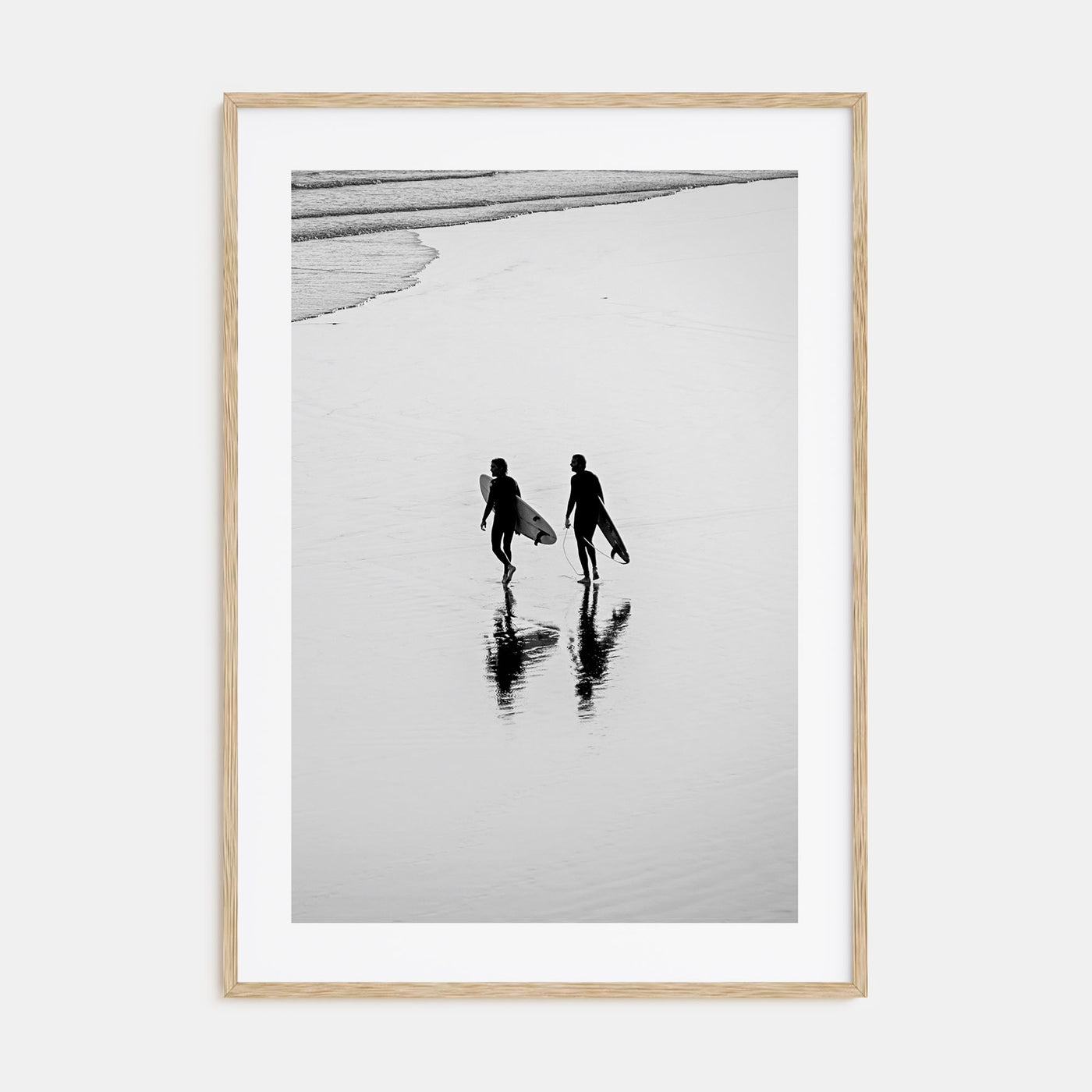 Surfer Photo B&W No 6 Poster