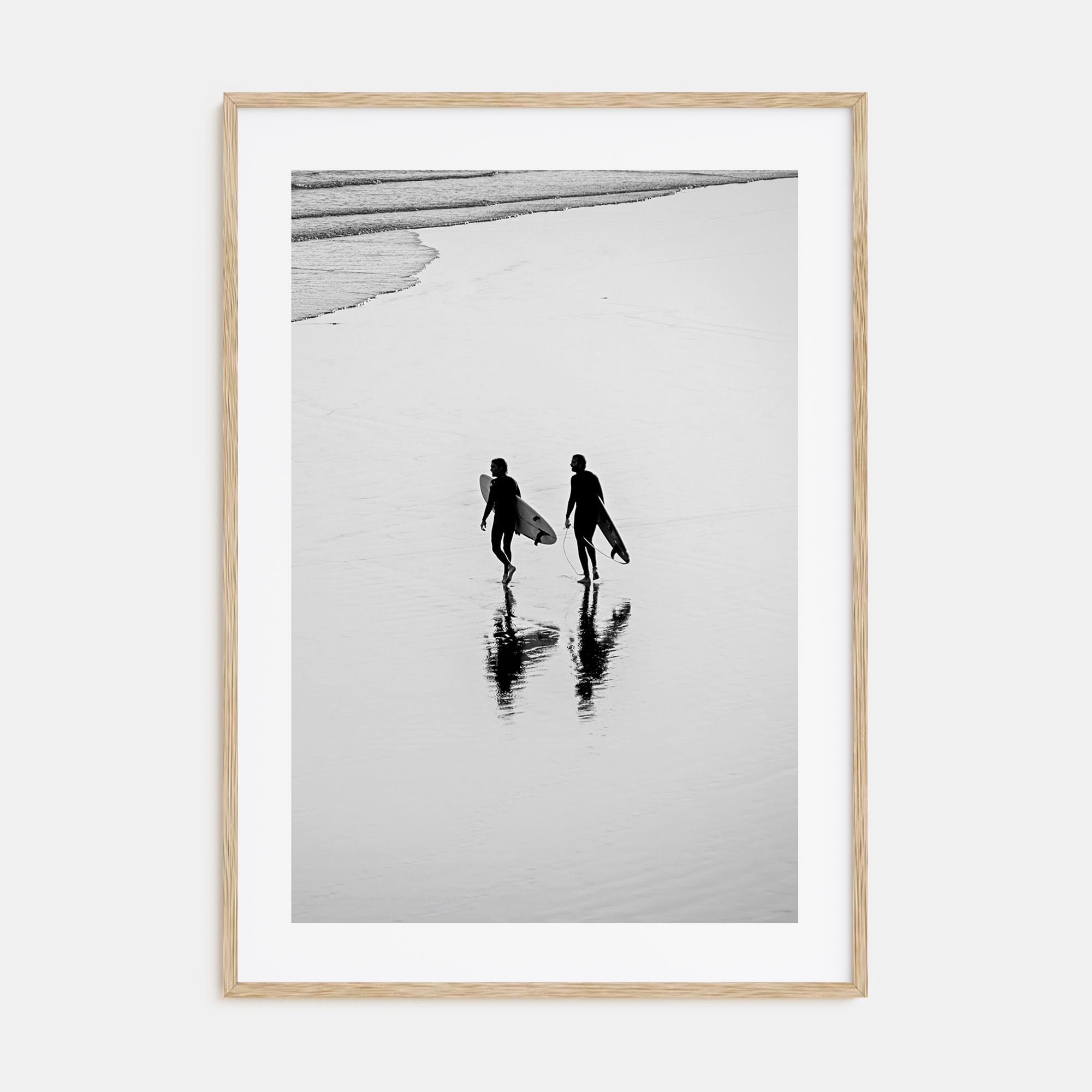Surfer Photo B&W No 6 Poster
