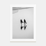 Surfer Photo B&W No 6 Poster