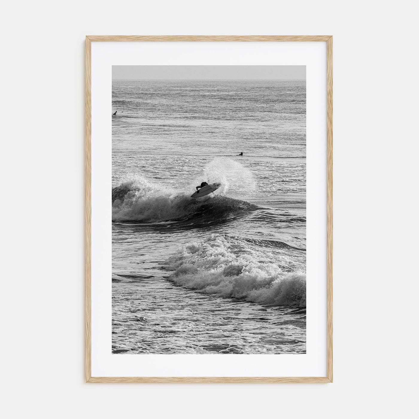 Surfing Photo B&W No 3 Poster