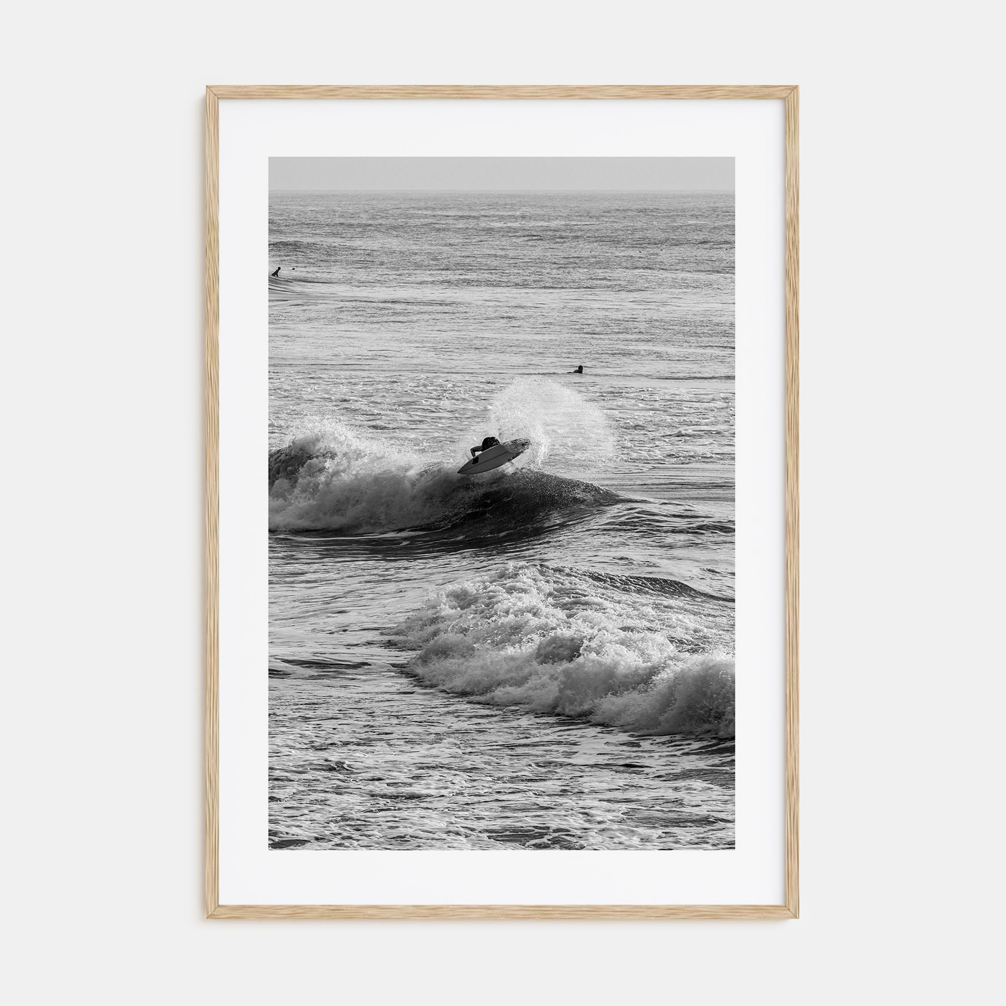 Surfing Photo B&W No 3 Poster
