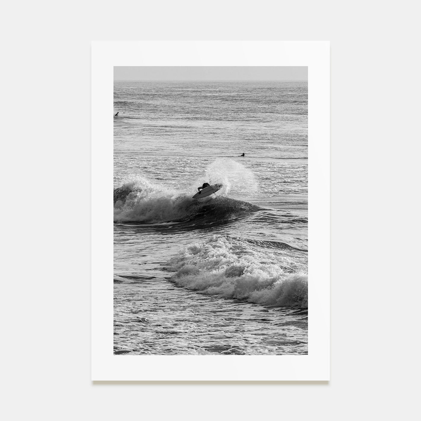 Surfing Photo B&W No 3 Poster