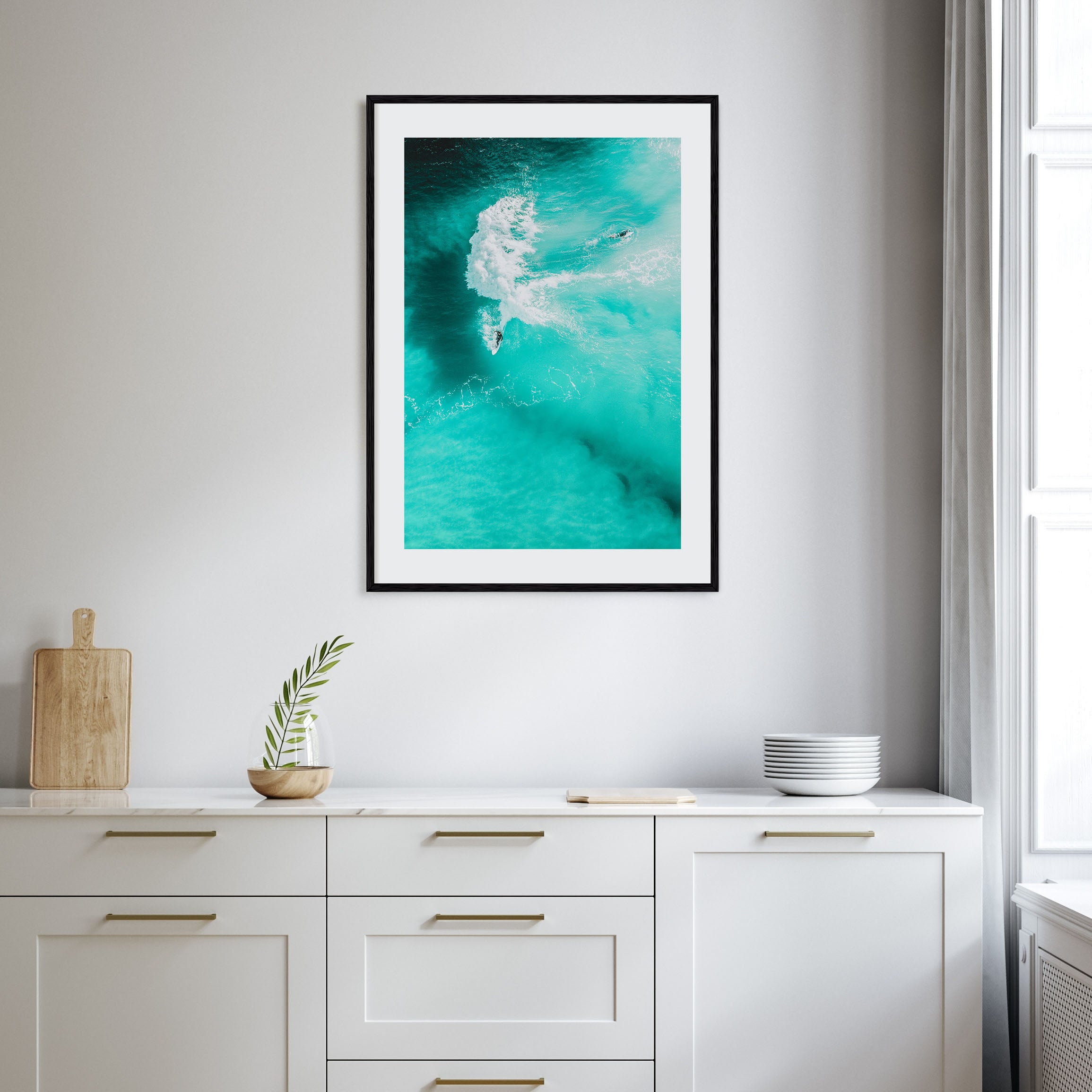Surfing Photo Color No 1 Poster