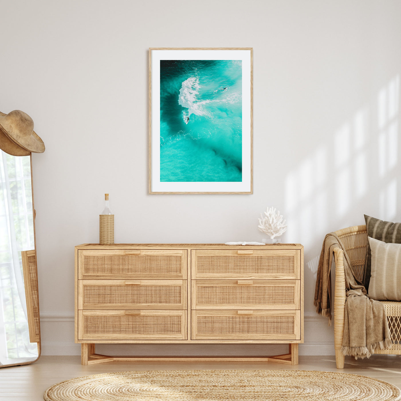 Surfing Photo Color No 1 Poster