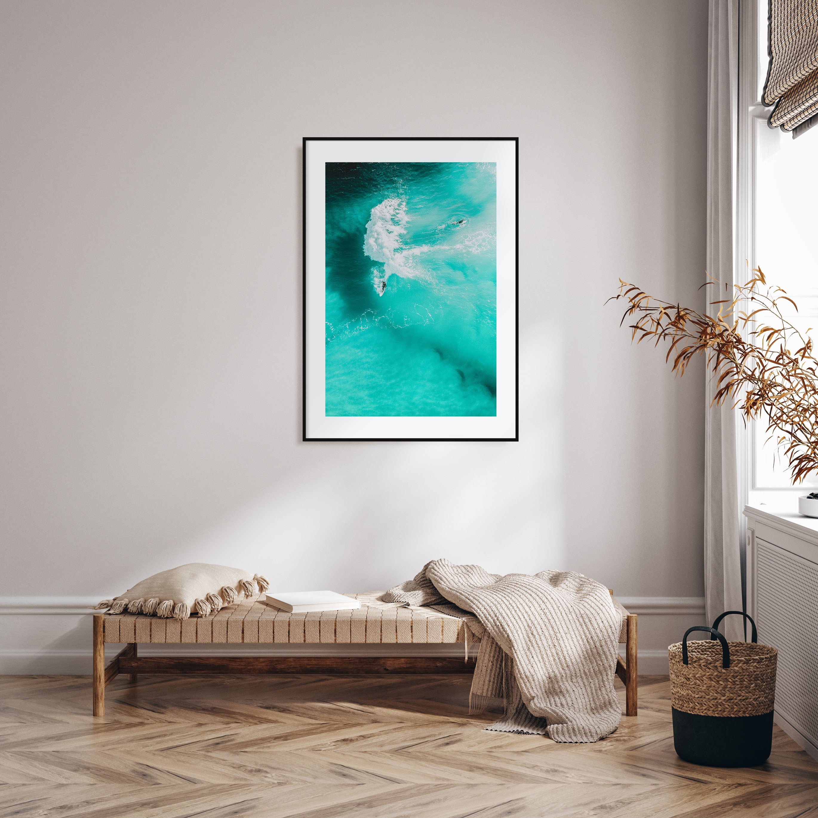 Surfing Photo Color No 1 Poster