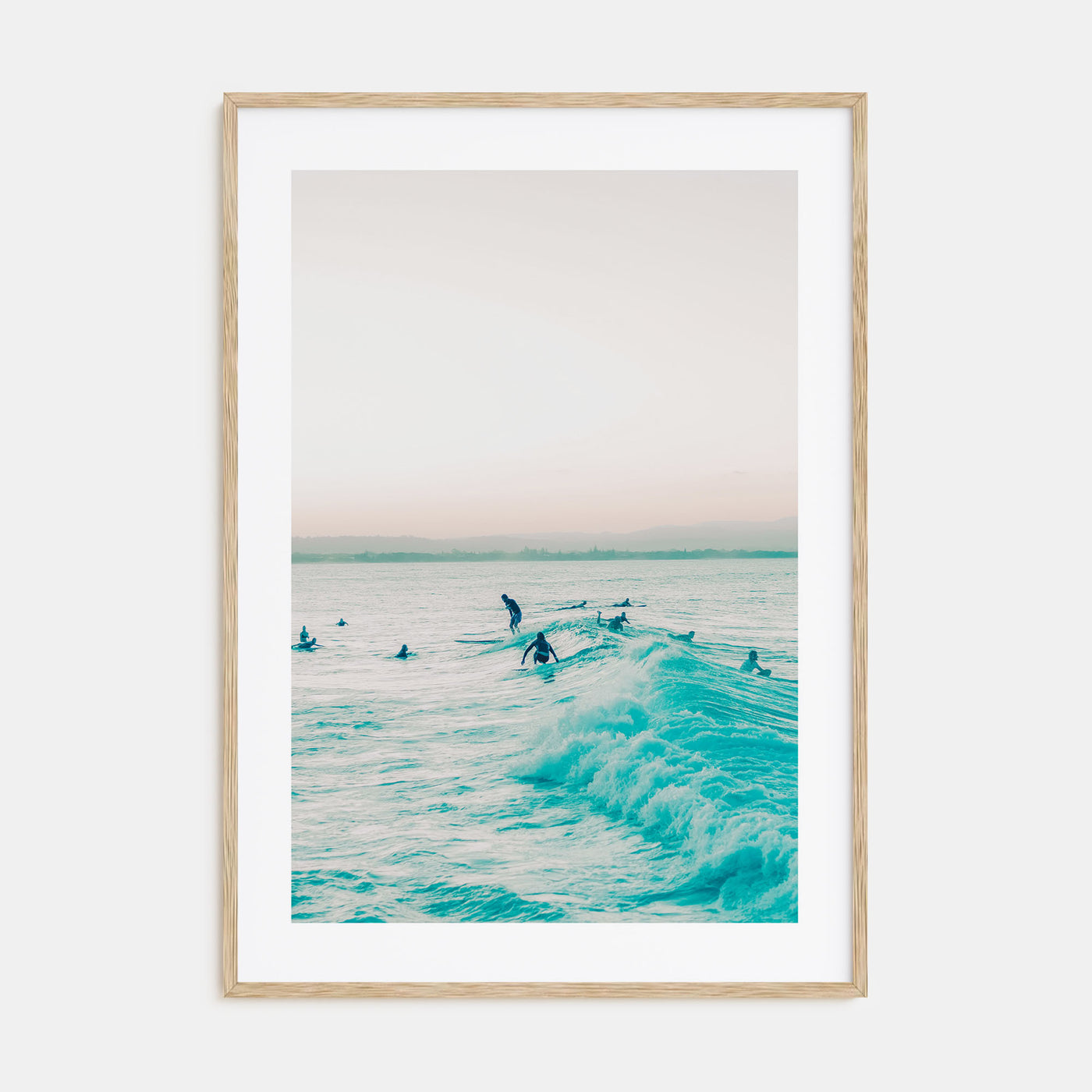 Surfing Photo Color No 5 Poster
