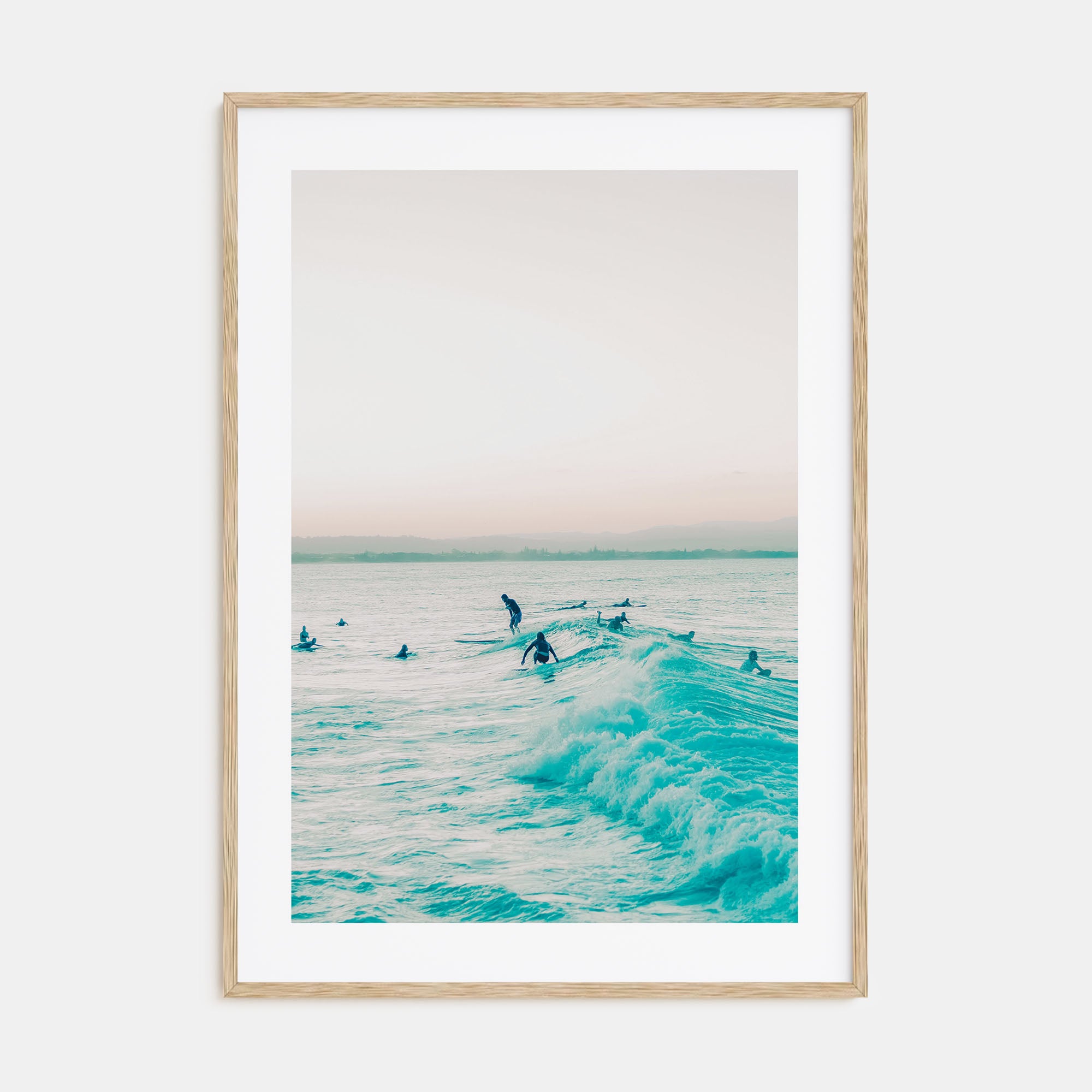Surfing Photo Color No 5 Poster