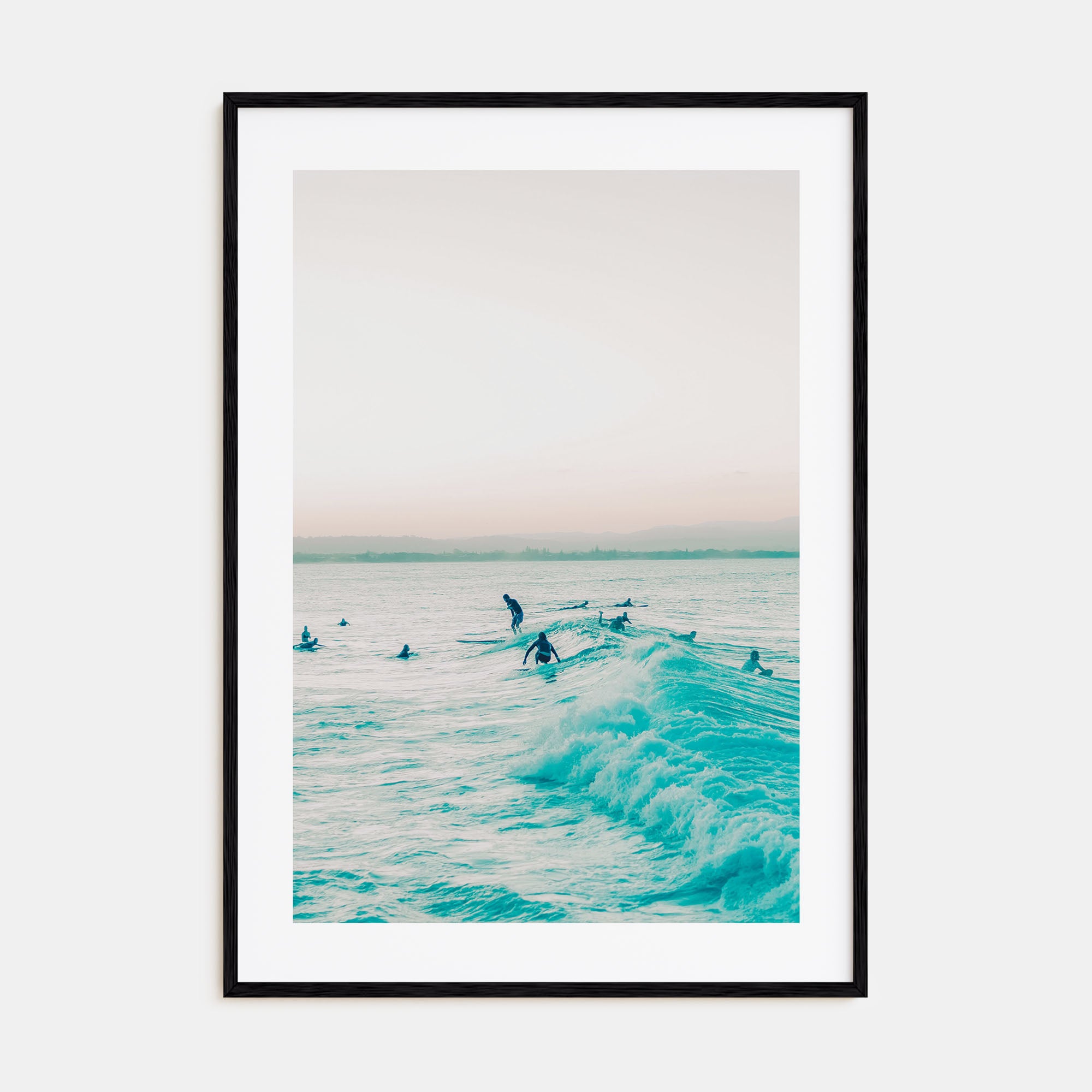 Surfing Photo Color No 5 Poster