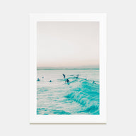 Surfing Photo Color No 5 Poster