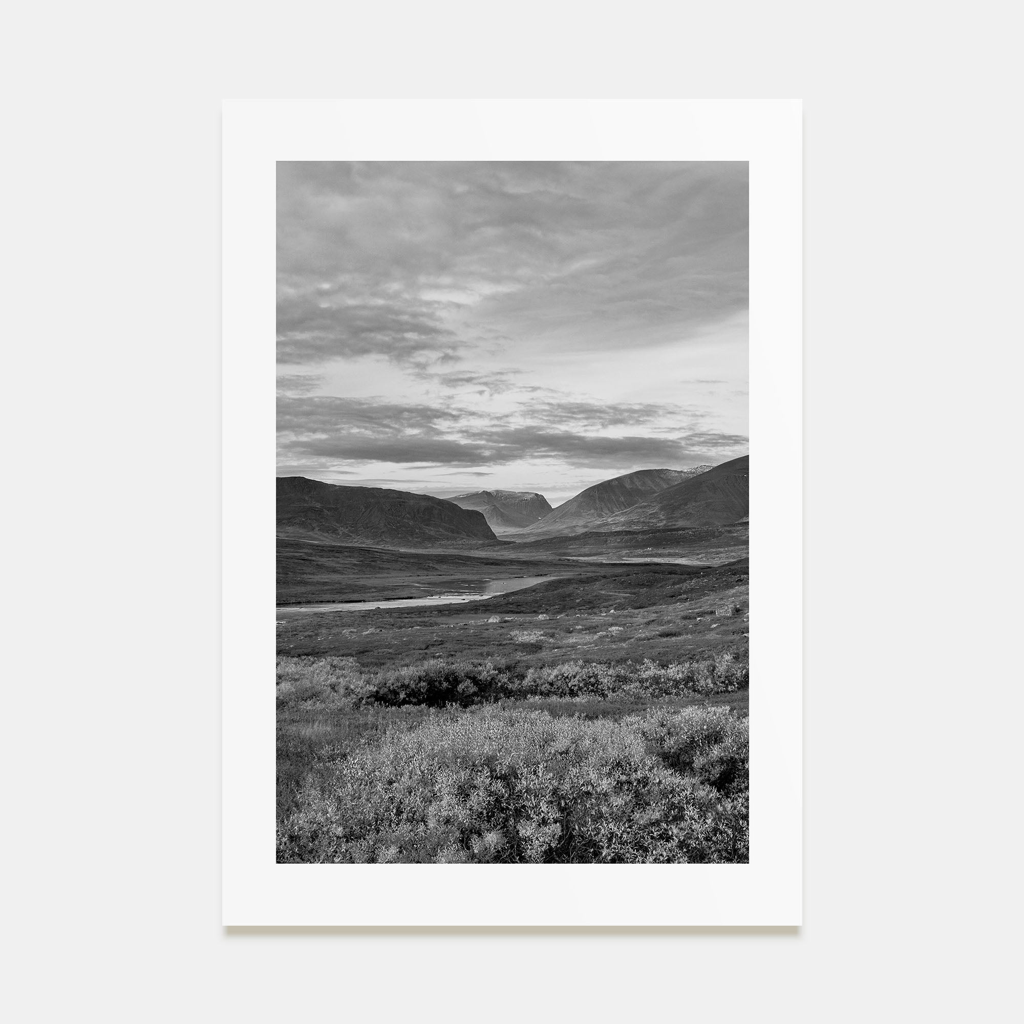 Sweden Photo B&W Poster