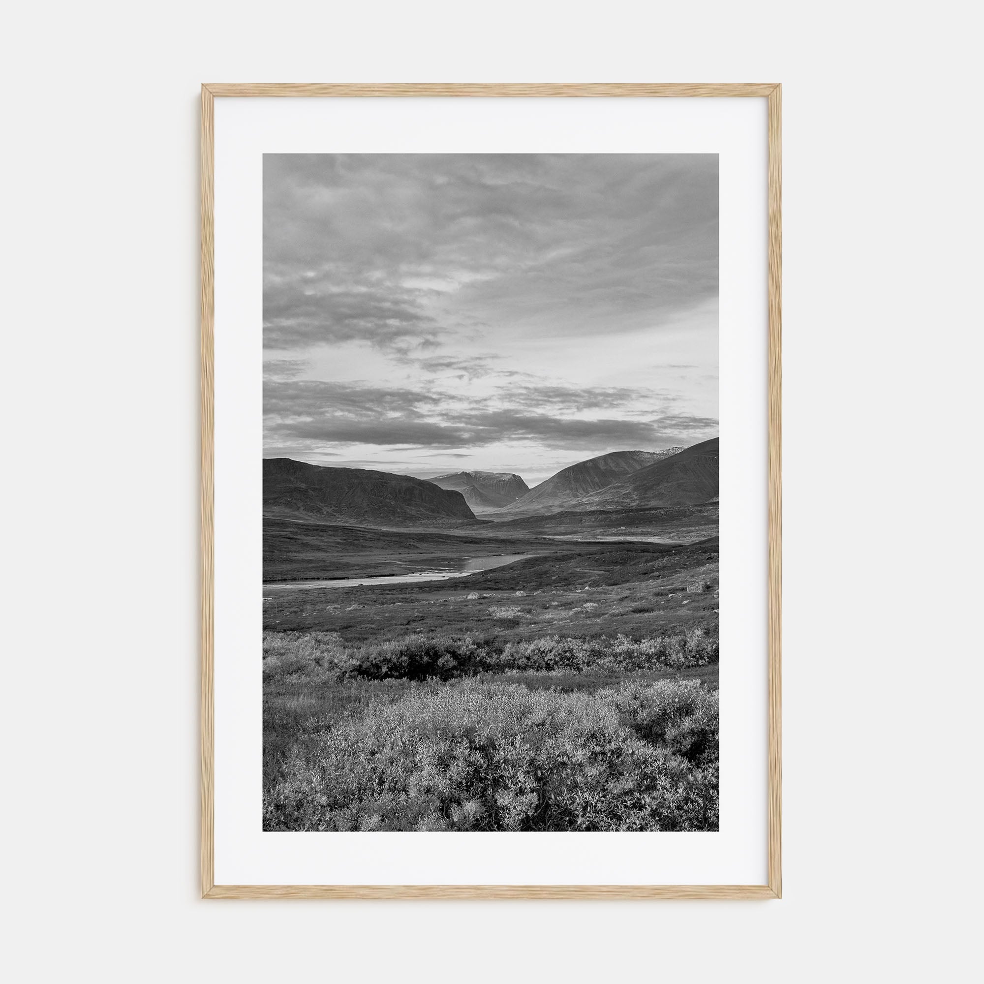Sweden Photo B&W Poster