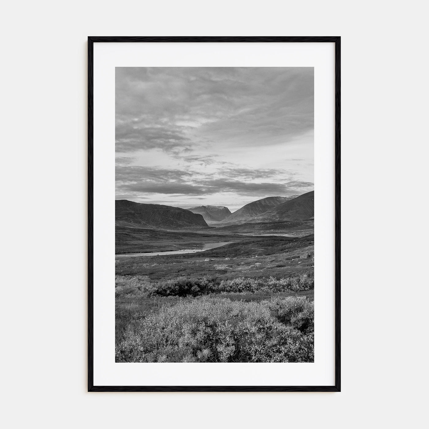 Sweden Photo B&W Poster