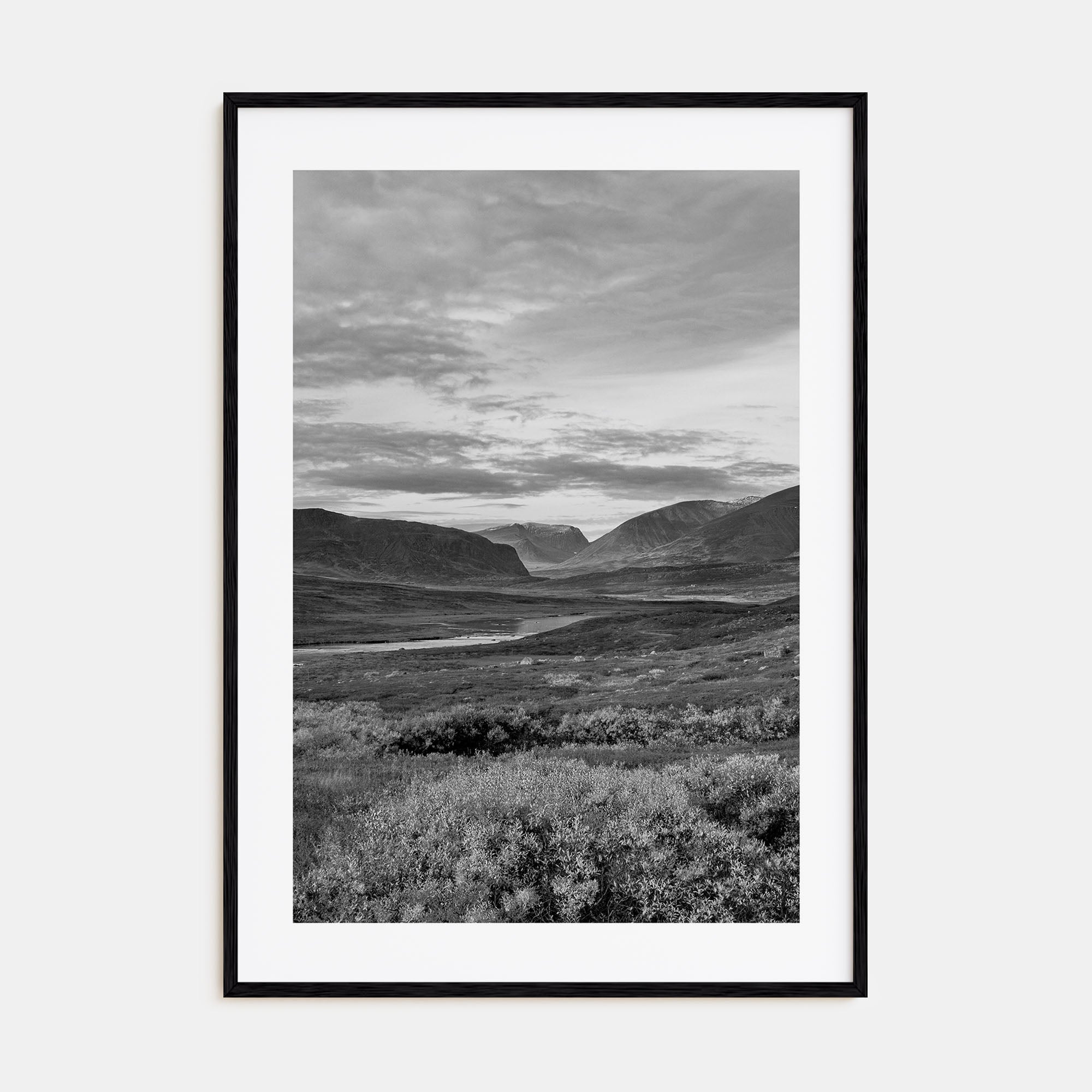 Sweden Photo B&W Poster