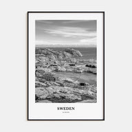 Sweden Portrait B&W Poster