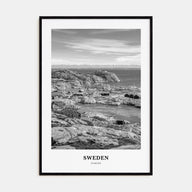 Sweden Portrait B&W Poster