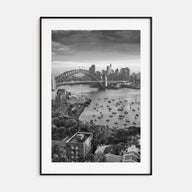 Sydney Photo B&W No 2 Poster