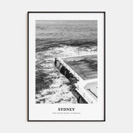 Sydney Portrait B&W No 2 Poster