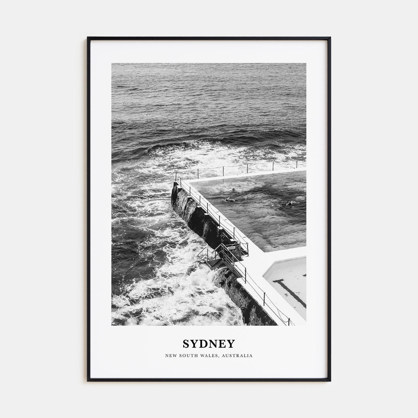 Sydney Portrait B&W No 2 Poster