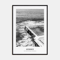 Sydney Portrait B&W No 2 Poster