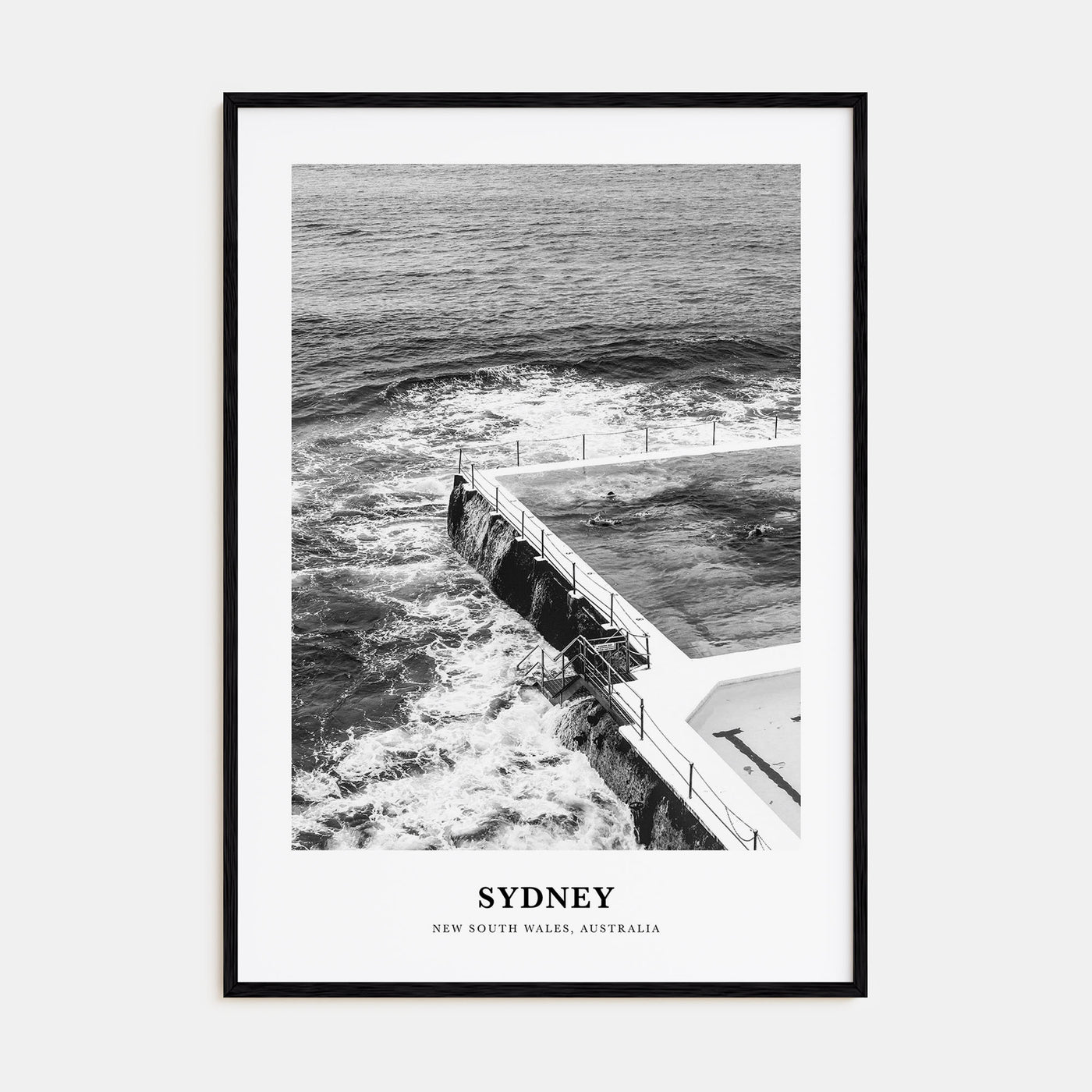 Sydney Portrait B&W No 2 Poster