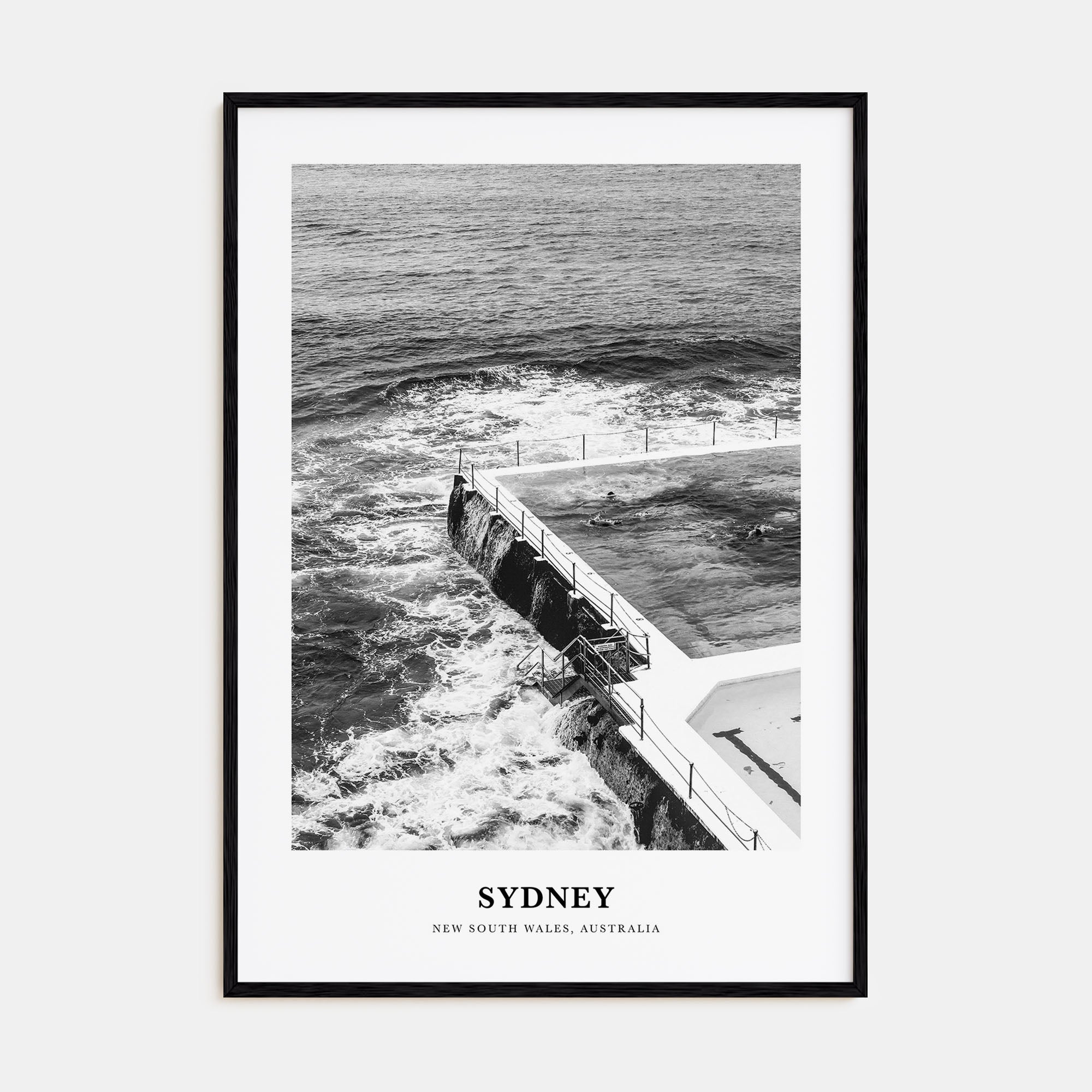 Sydney Portrait B&W No 2 Poster