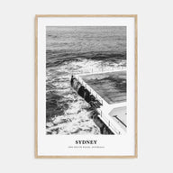 Sydney Portrait B&W No 2 Poster