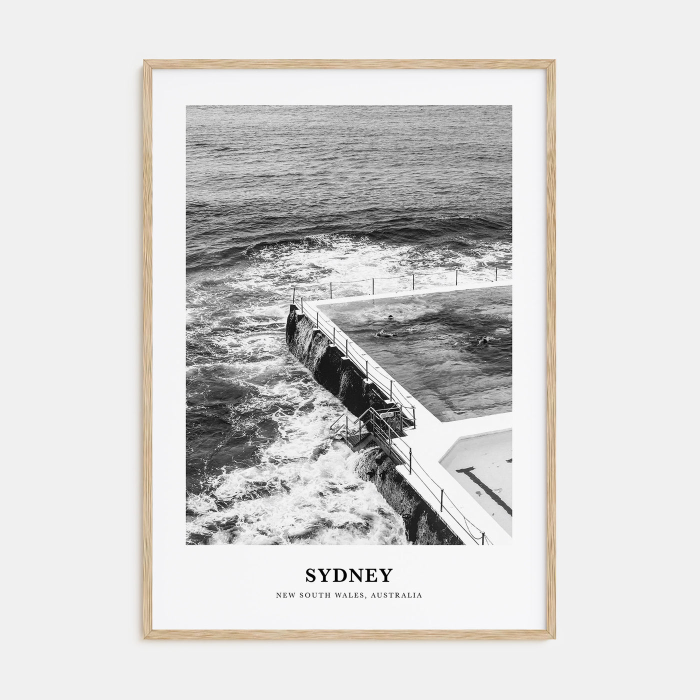 Sydney Portrait B&W No 2 Poster