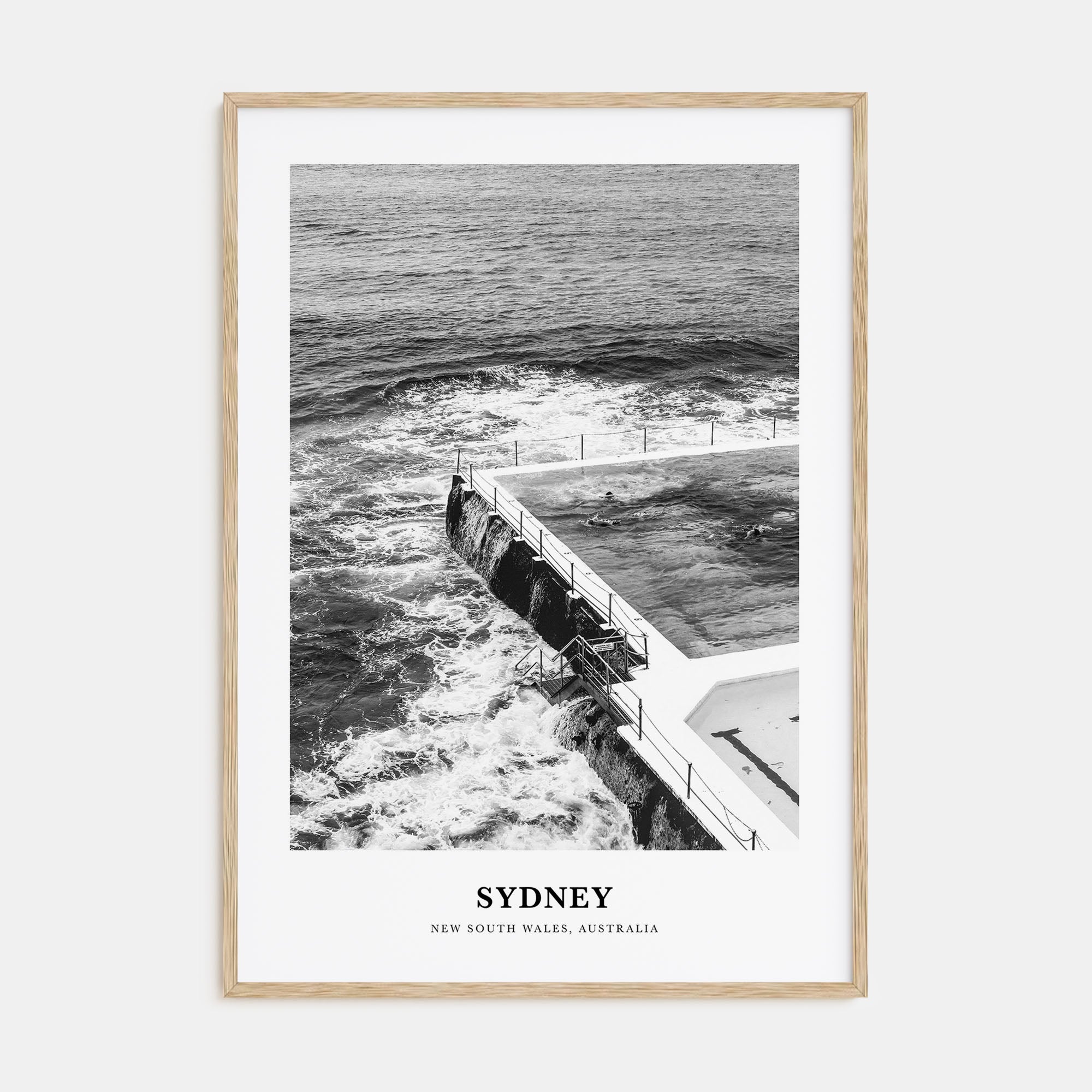 Sydney Portrait B&W No 2 Poster