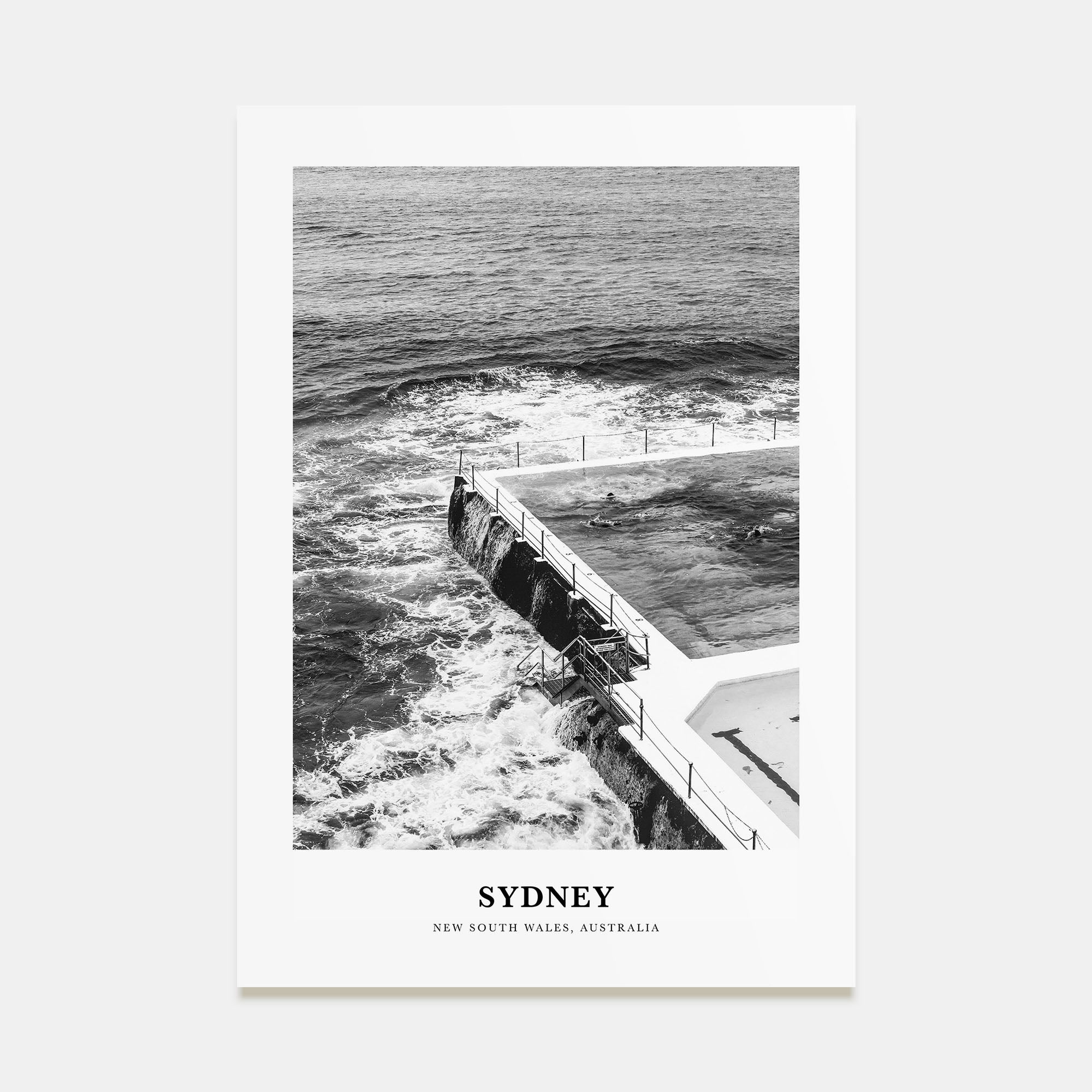 Sydney Portrait B&W No 2 Poster