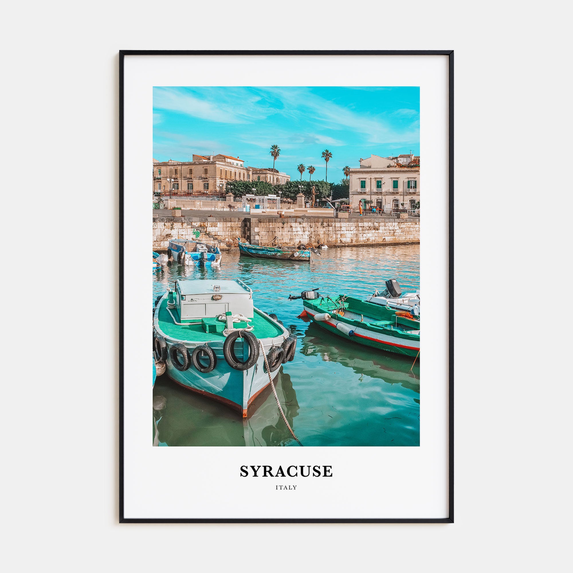 Syracuse, Italy Portrait Color Poster