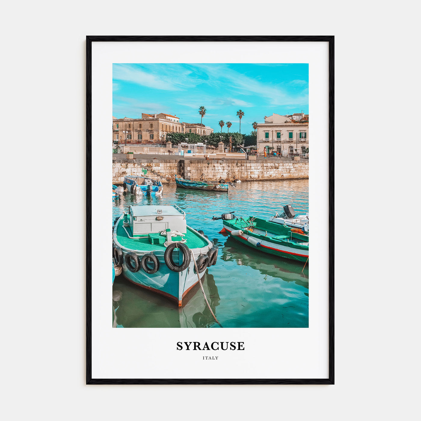 Syracuse, Italy Portrait Color Poster