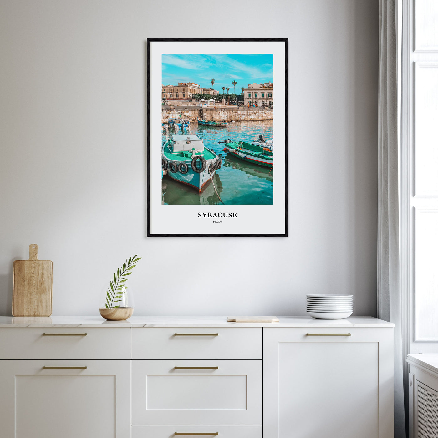 Syracuse, Italy Portrait Color Poster