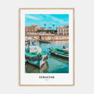 Syracuse, Italy Portrait Color Poster