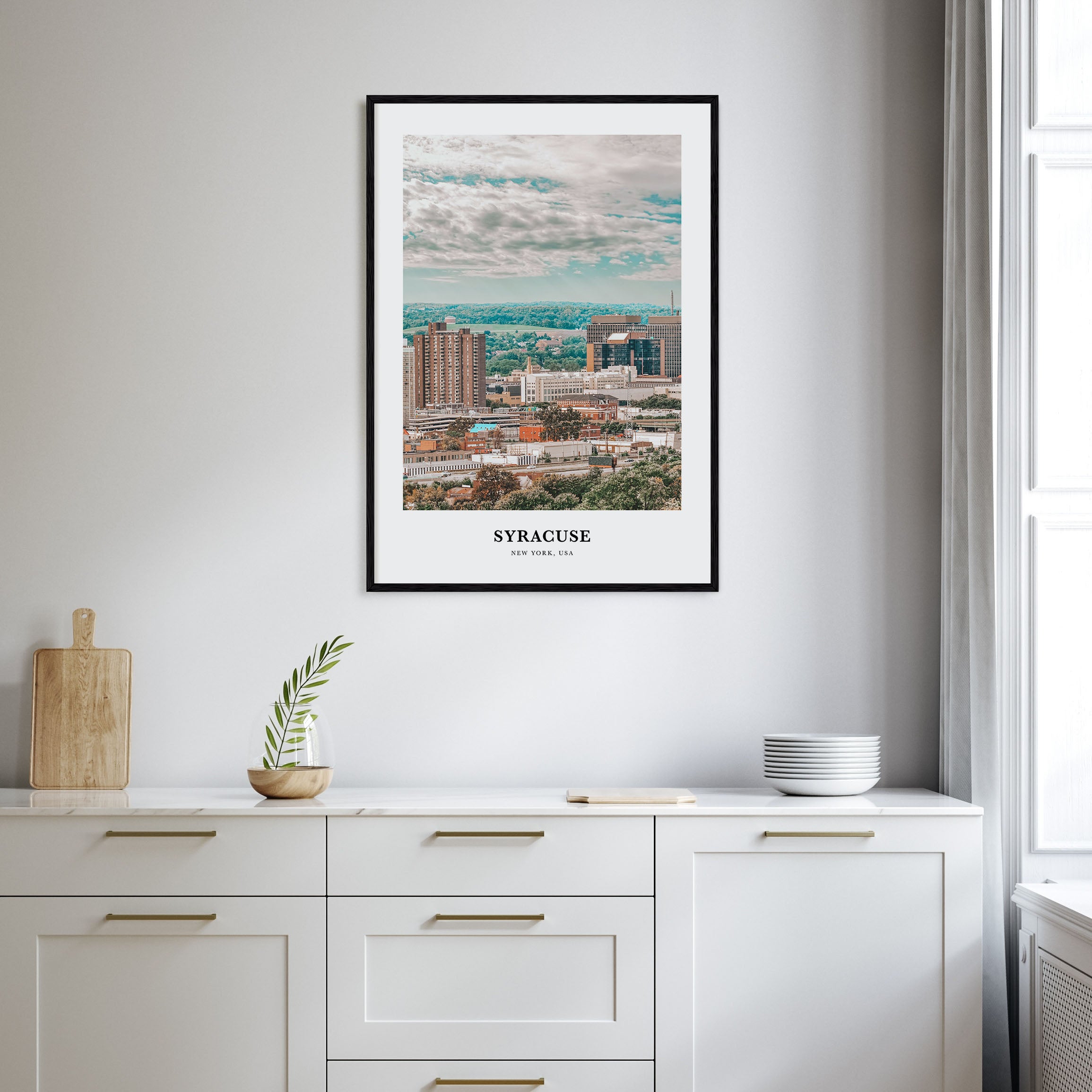 Syracuse, New York Portrait Color Poster
