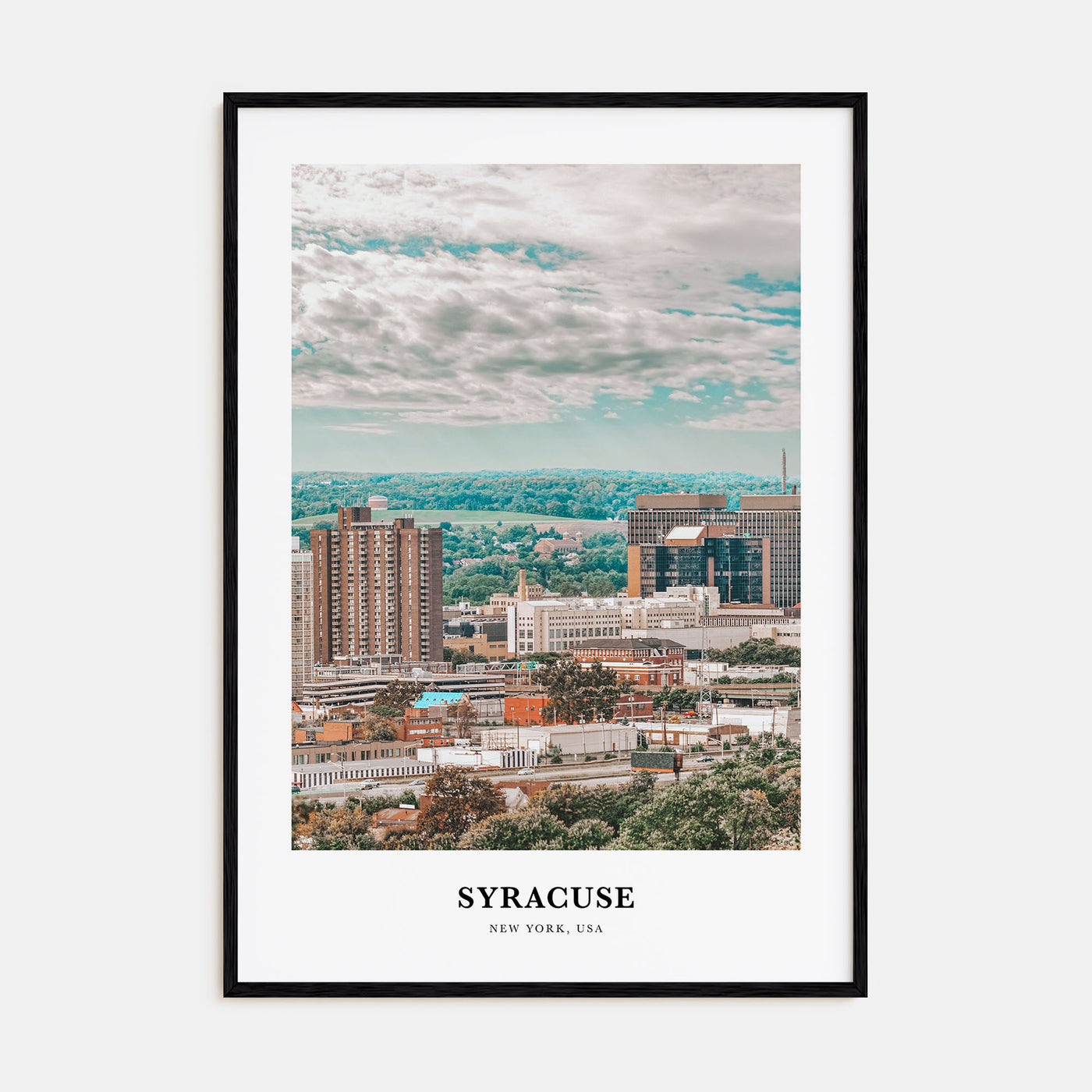 Syracuse, New York Portrait Color Poster