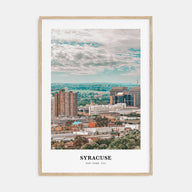 Syracuse, New York Portrait Color Poster