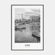 Syria Portrait B&W Poster