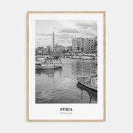 Syria Portrait B&W Poster
