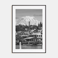 Tacoma Photo B&W Poster