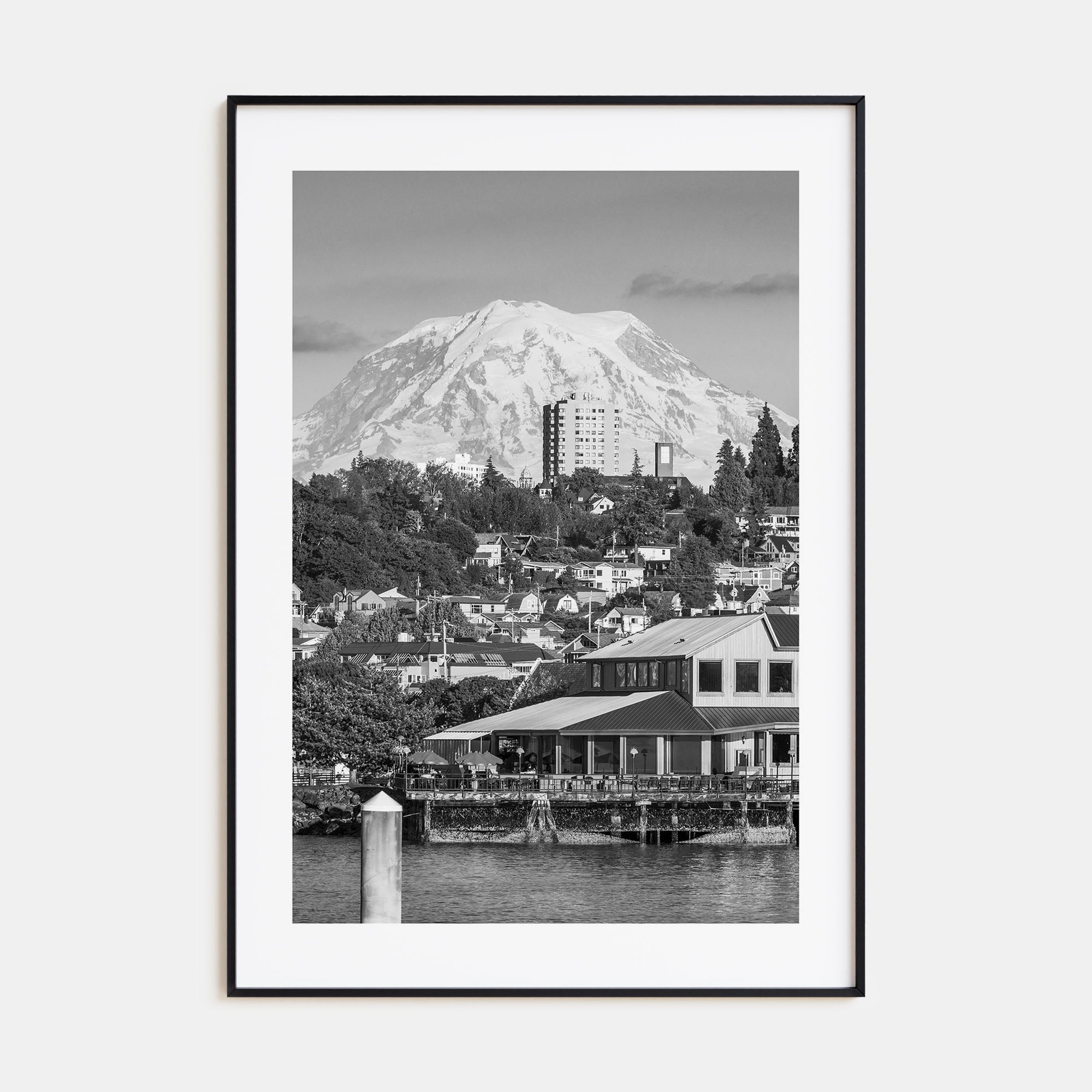 Tacoma Photo B&W Poster