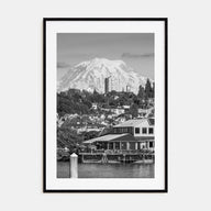 Tacoma Photo B&W Poster