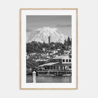 Tacoma Photo B&W Poster