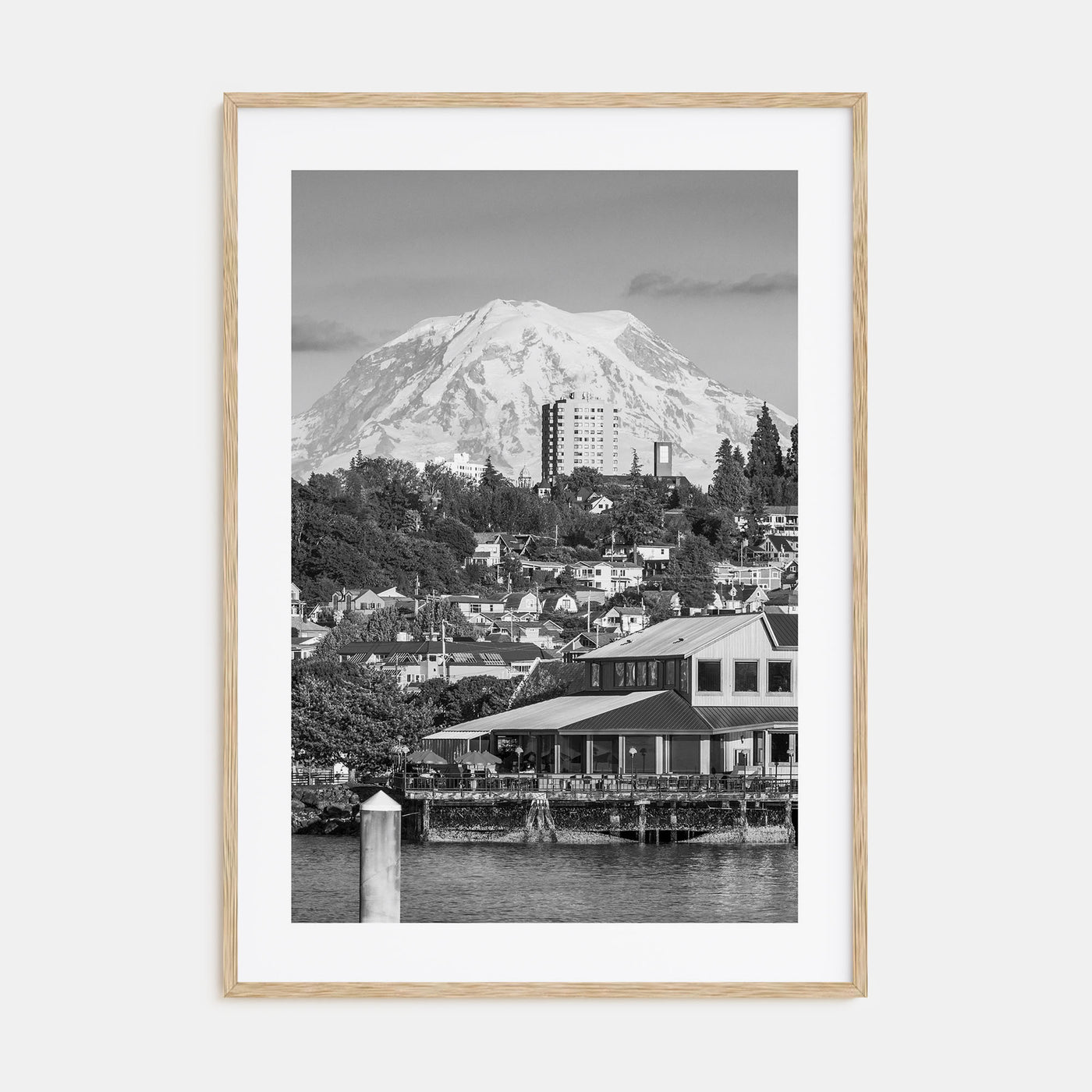 Tacoma Photo B&W Poster