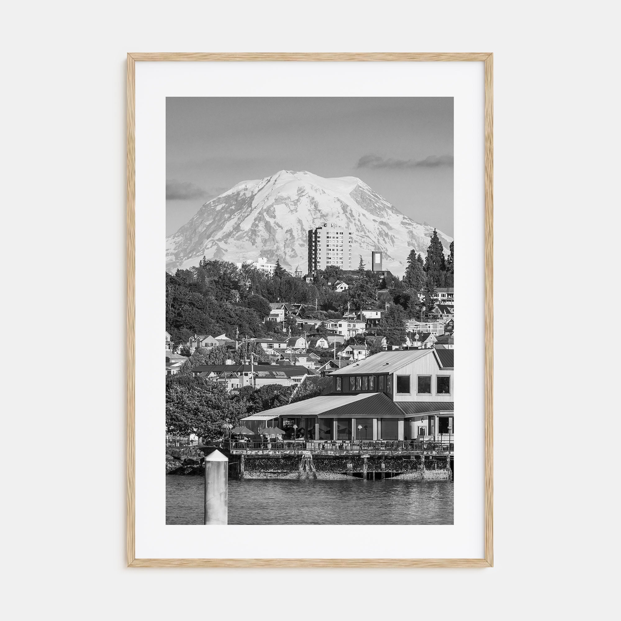 Tacoma Photo B&W Poster